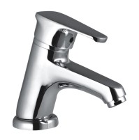 Single Lever Basin Mixer without Pop Up With 450 mm Long Braided Hoses with Base - Antik 201