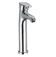 Single Lever Basin Mixer Ext. Body Without Pop Up With 450 mm Long Braided Hoses with Base - Antik 205