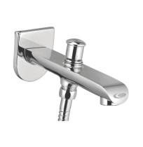 Bath Tub Button Spout With Wall Flange - Bold 169
