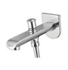 Bath Tub Button Spout With Wall Flange - Bold 169