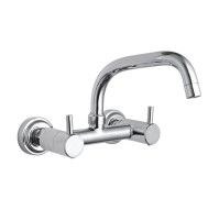 Sink Mixer With Swinging Ext. Spout Wall Mounted - Flora 151