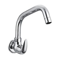 Sink Cock Swinging "Ext" Spout with Flange Wall Mounted - Koyna 139