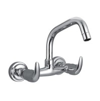 Sink Mixer With Swinging Ext. Spout Wall Mounted - Koyna 151
