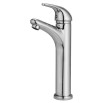 Single Lever Basin Mixer Ext. Body Without Pop Up With 450 mm Long Braided Hoses with Base - Koyna 205