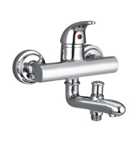 Single Lever Wall Mixer With Telephone Shower Arrangement Only - Koyna 215