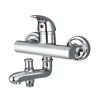 Single Lever Wall Mixer With Telephone Shower Arrangement Only - Koyna 215