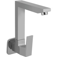 Sink Cock Swinging "Ext" Spout Wall Mounted with Flange - Solo 139