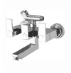 Wall Mixer with Crutch Only Arrangement Telephone Shower - Solo 159
