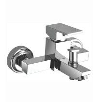 Single Lever Wall Mixer With Telephone Shower Arrangement Only - Solo 215