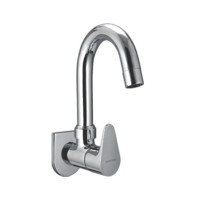 Sink Cock With Swinging Spout & Flange Wall Mounted - Volta 135
