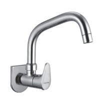 Sink Cock Swinging "Ext" Spout with Flange Wall Mounted - Volta 139