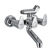 Wall Mixer with Crutch Only Arrangement Telephone Shower - Volta 159