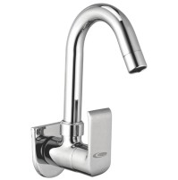Sink Cock With Swinging Spout & Flange Wall Mounted - Bold 135