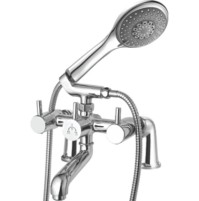 Bath Tub Mixer With Crutch Only Arrangement Telephone Shower Table Mounted - Flora 165