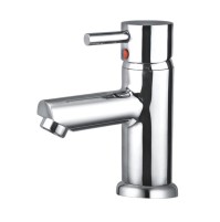 Single Lever Basin Mixer without Pop Up With 450 mm Long Braided Hoses with Base - Flora 201