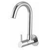 Sink Cock Swinging Spout With Flange Wall Mounted - Lucie 135
