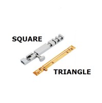 36 Inch Triangle Polo Square  Tower Bolt