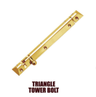 4 Inch Triangle Polo Square  Tower Bolt
